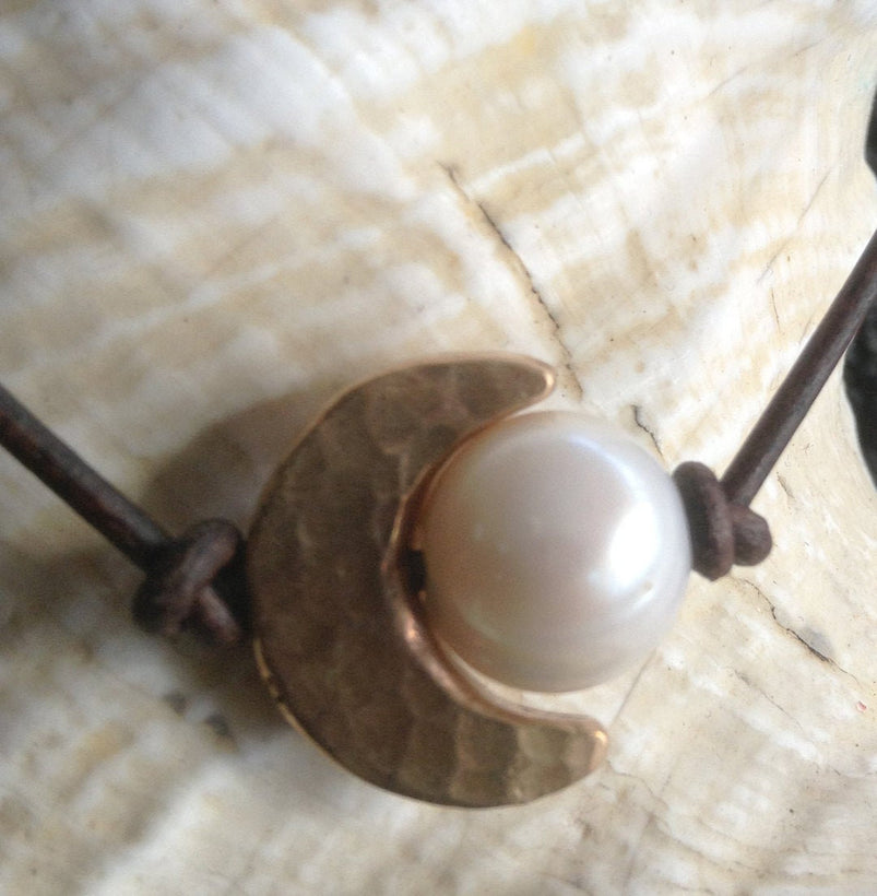 Leather Pearl Jewelry