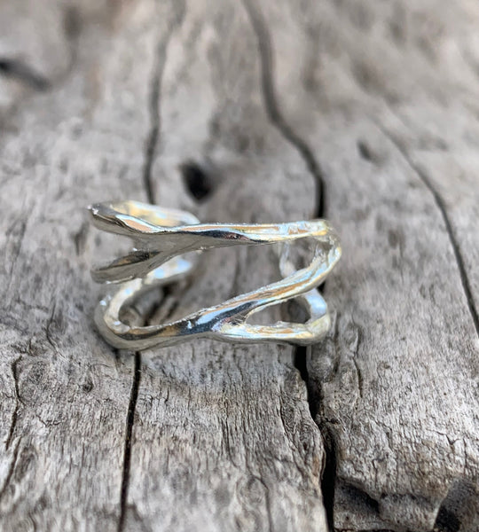 Bronze Adjustable Branch Ring