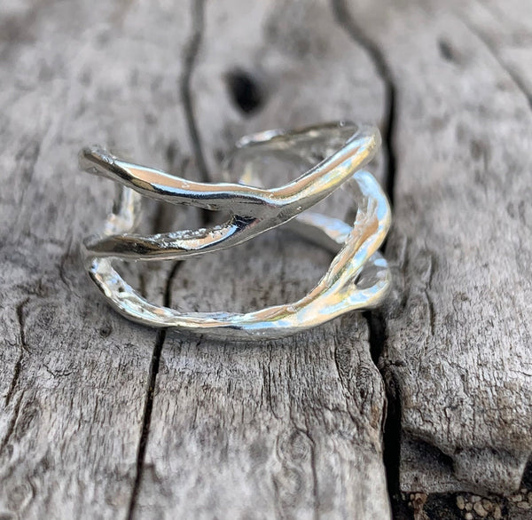 Bronze Adjustable Branch Ring